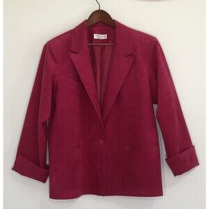 ADOLPH SCHUMAN LILLI ANN 2pc SUIT-VTG 70’s HOT PINK  10/12 See Desc* Union Made